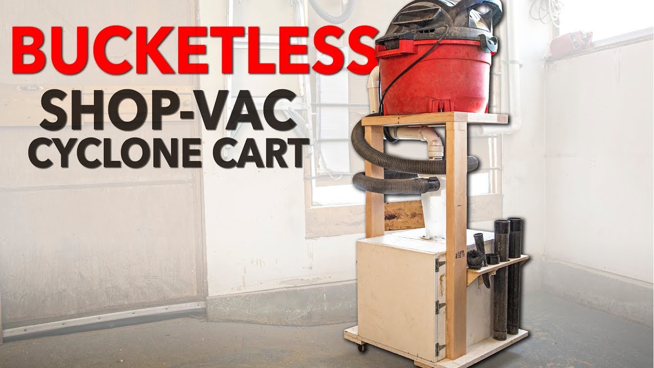 Shop Vac & Dust - Bucketless Dust Collection Cart YouTube