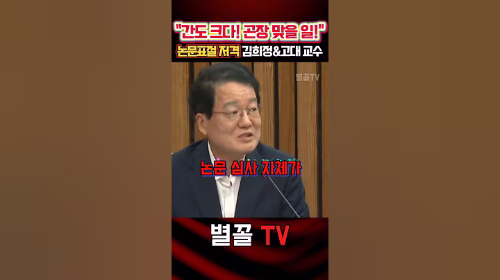 "심사는 커녕 접수도 안돼" 현직 교수의 논문 분석 #국민청문회 #김희정 #국민의힘 #정치 #보수 #청문회