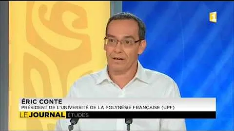 Eric conte, prsident de luniversit de la Polynsie ...