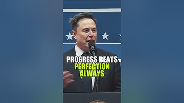 Progress Beats Perfection Always | #elonmusk #motivation #nevergiveup #billionaire #success #shorts