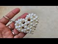 طريقة اسرع توزيعات فى خمس دقايق طريقة عمل ميدالية قلب من الخرز Keychain How To Make A Bead Heart 