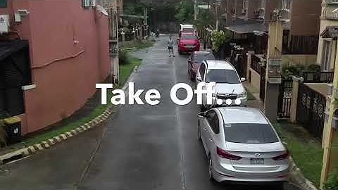 DJI Tello cinematic video “take off”