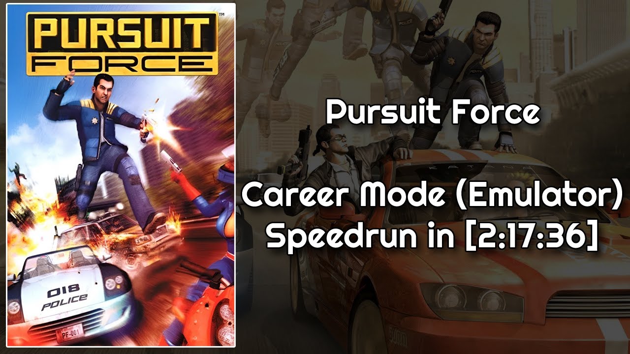 Pursuit Force (PSP) - Career Mode (Emulator) Speedrun in [