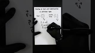 The Equation of a Line in Cartesian Form (from a point and position vector)