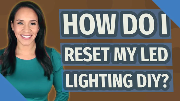 How do I reset my LED lighting DIY?