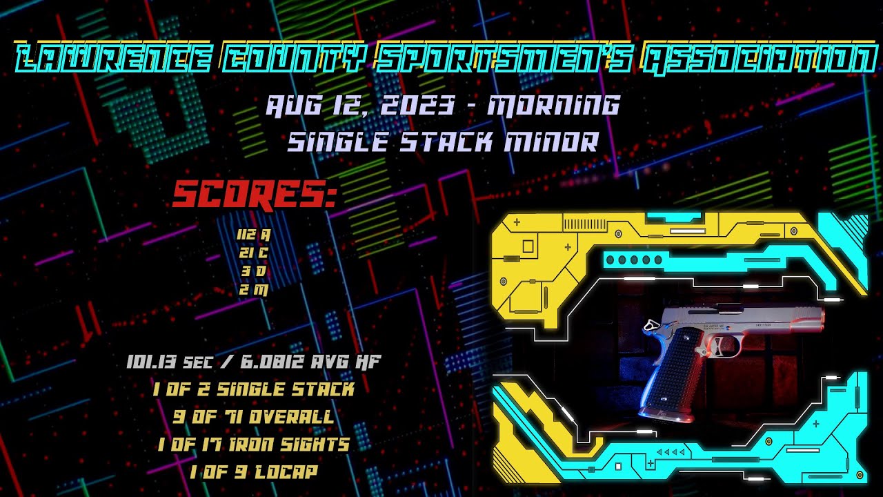 USPSA @ LCSA - August 2023 - Single Stack Master