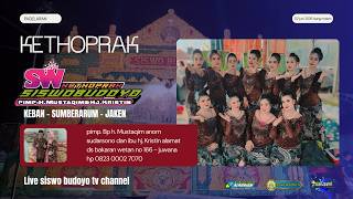 🔴🔵LIVE MALAM SISWO BUDOYO SEDEKAH BUMI KEBAT  - SUMBER ARUM - JAKEN - PATI 02 JUNI 2026