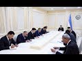 Oʻzbekiston Prezidenti Shavkat Mirziyoyev 2018-yil 20-sentabr kuni  yigʻilish oʻtkazdi