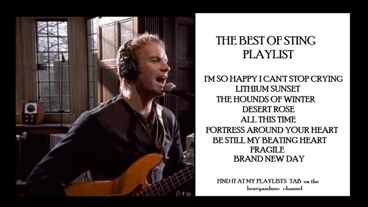 The Best Of Sting Playlist YouTube