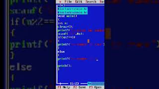 Even or odd program in c language.