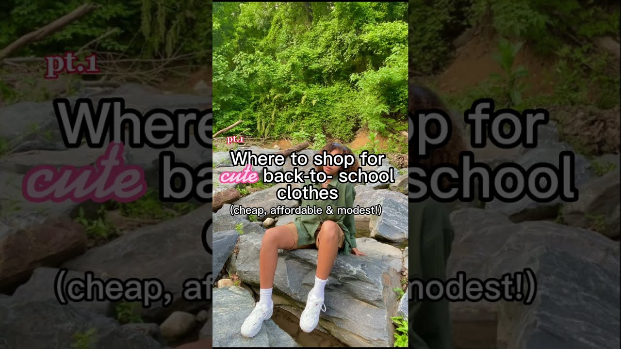 Where I LOVE To Shop For Cheap Back School Clothing Pt 1 Affordable 