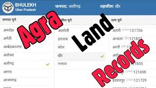 Agra Uttar Pradesh Bhulekh || How To Find Land Records By Name & Khasra khatauni screenshot 2