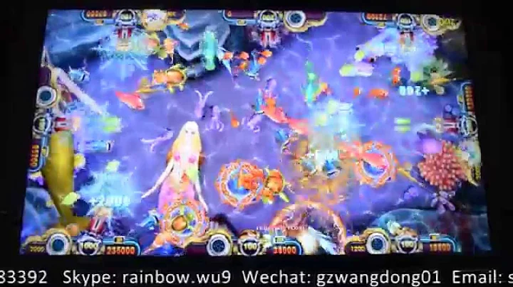 Mermaid fishing game machine English version popul...