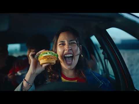 Anuncio Pizza King de Burger King Francia con Baby Burgers dentro de una caja de pizza