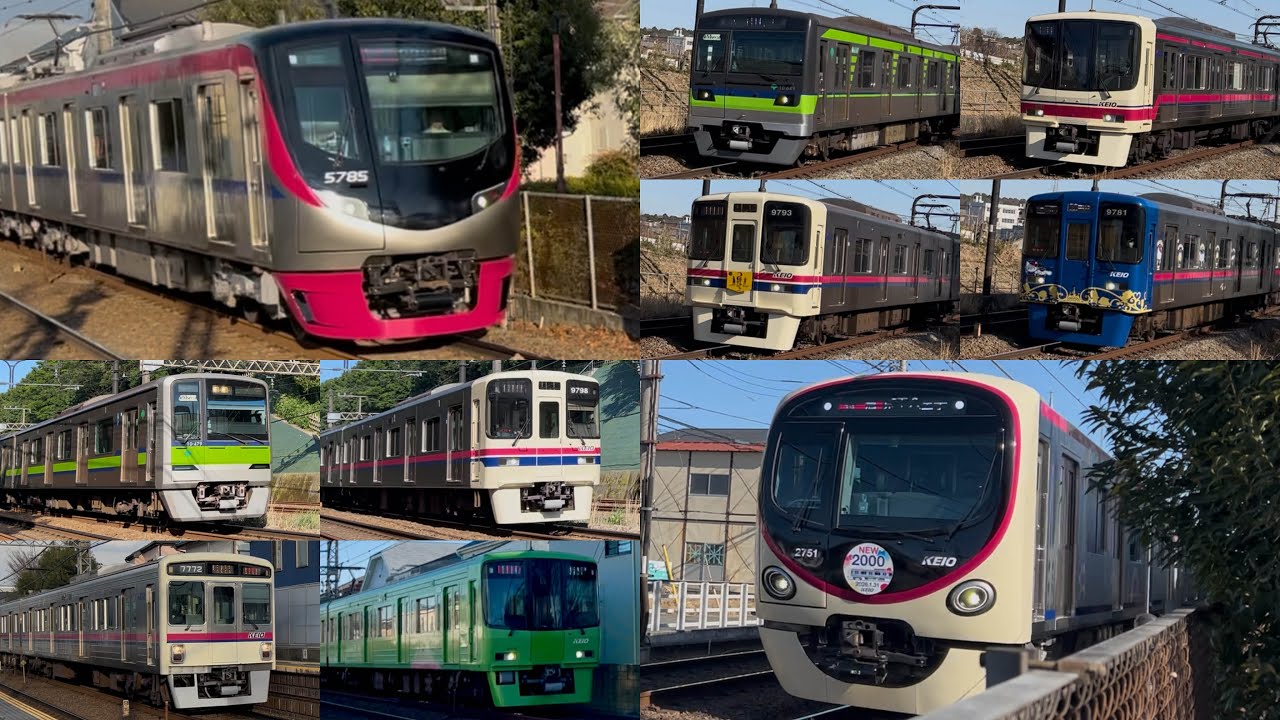 【2000系登場‼︎】京王線 105km/h超限定高速通過集(速度付き)