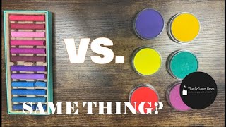 Comparing Pan Pastels with Stick Pastels: A Cave Road Test