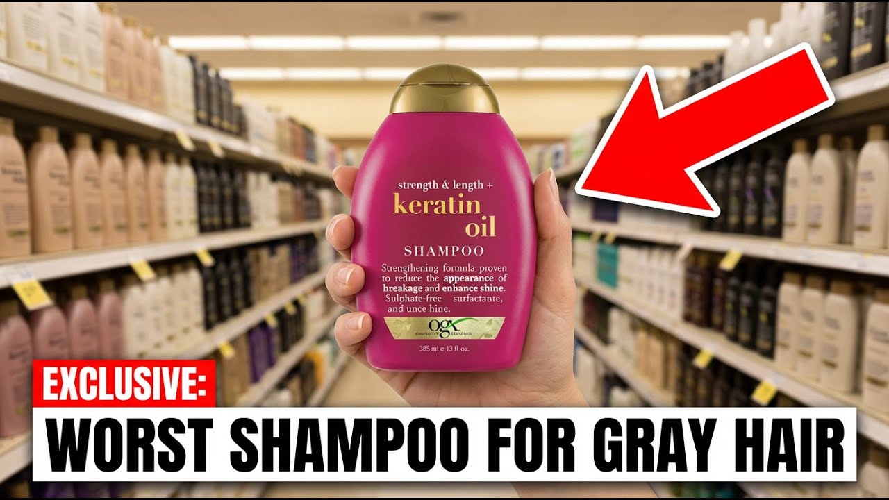 8 Shampoo Brands Women With Gray Hair Must AVOID AT ALL COSTS (And 3 Which Are Safe To Use!)