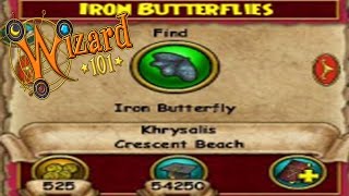 Wizard101: Guide to  finding iron butterfly