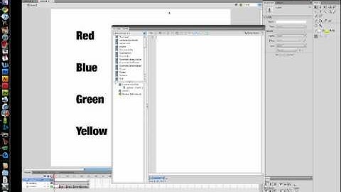 FLASH CS4 LESSON 3- Buttons and Actions Part 2