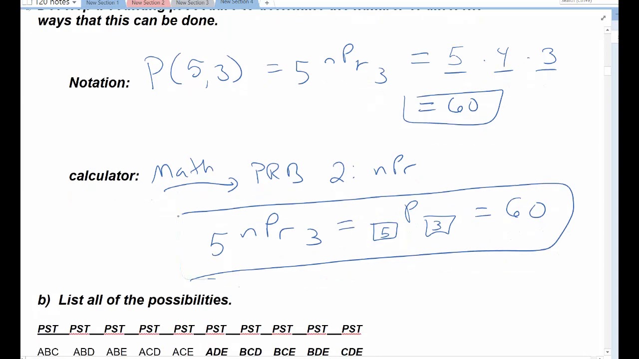 6 4 video 1 Permutation and Combination RULES YouTube
