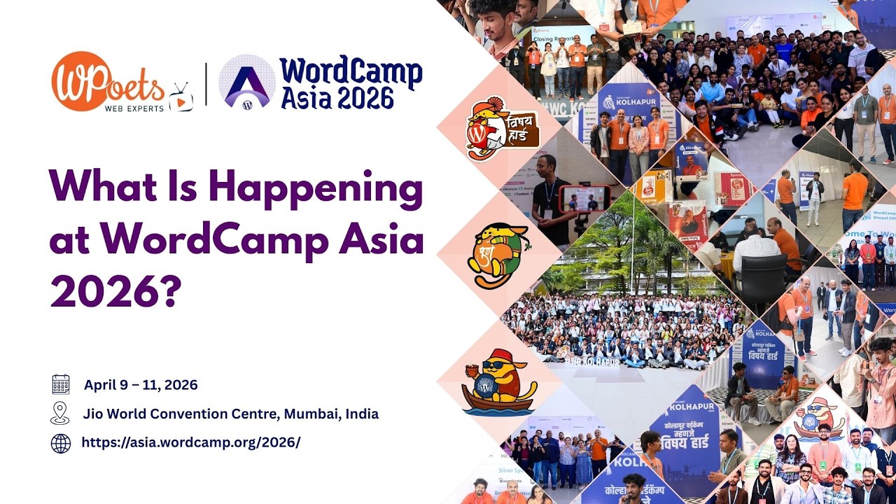 What Is Happening at WordCamp Asia 2026? 🚀 Mumbai | Sponsors, Speakers & WordPress 7 Launch