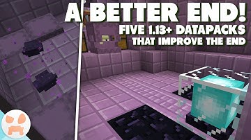 END IMPROVING DATAPACKS! | Elytra, Beacons, & more! - 1.13.1 Datapack Showcase
