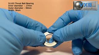 Comparison 17mm inner diameter-Bore-ID Thrust Ball Bearing 51103 vs Thrust Ball Bearing 51203