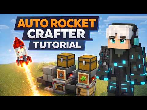 Minecraft AFK Firework Rocket Farm: Easy Auto Crafter Tutorial!