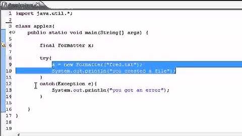 79   Java Programming Tutorial   79   Creating Files
