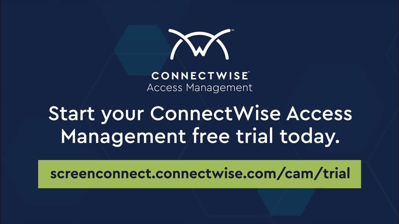 ConnectWise Access Management YouTube