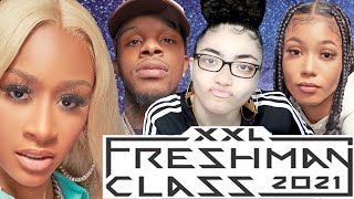 2021 XXL Freshman Freestyle Reaction Coi Leray, Lakeyah & Toosii