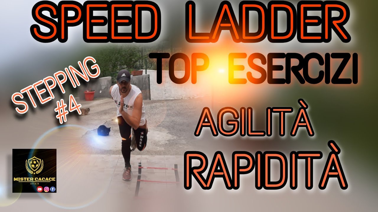 ESERCIZI SPEED LADDER STEPPING4 CAPACITA' COORDINATIVE YouTube
