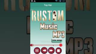 rustom music mp3 android app screenshot 5