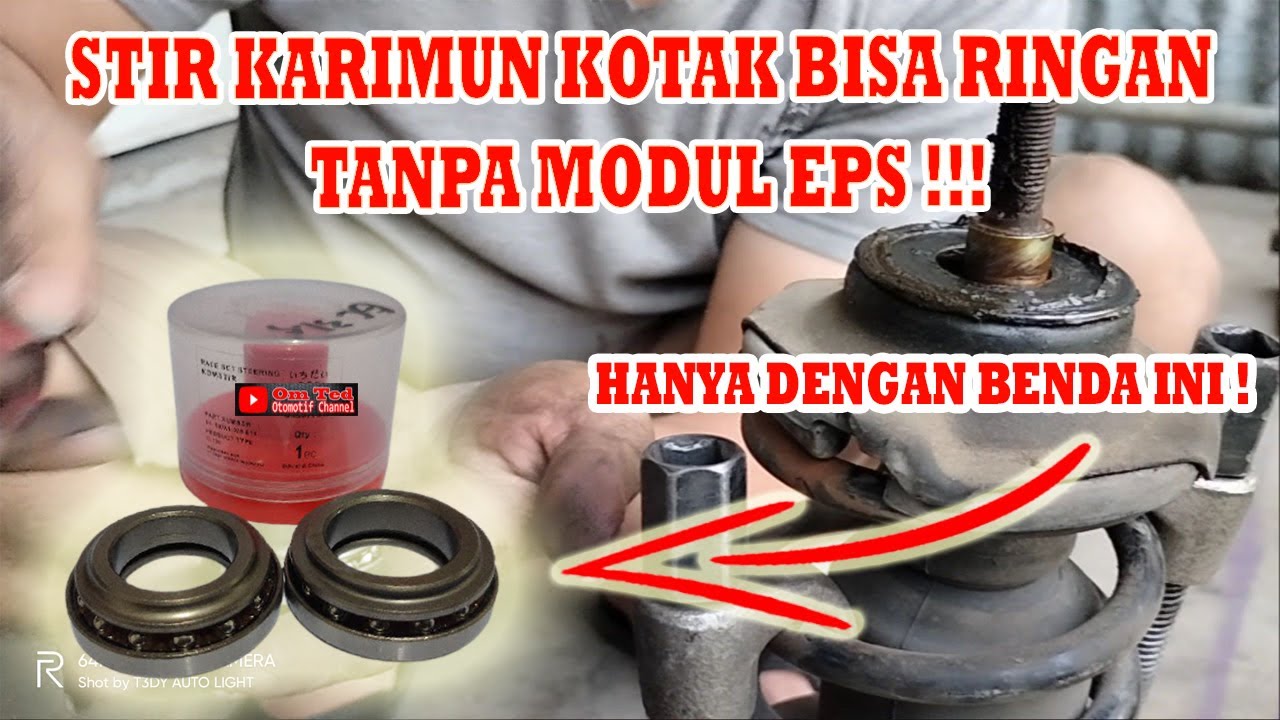 CARA PASANG PERINGAN STIR MOBIL KARIMUN KOTAK. BISA RINGAN TANPA MODUL EPS