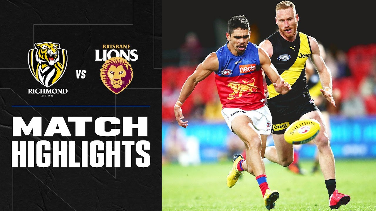 Richmond V Brisbane Highlights Round 10 2020 Afl Youtube