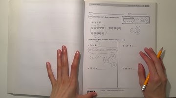 Eureka Math Grade 1 Module 2 Lesson 14 Homework | #mathwithaubrey #answers