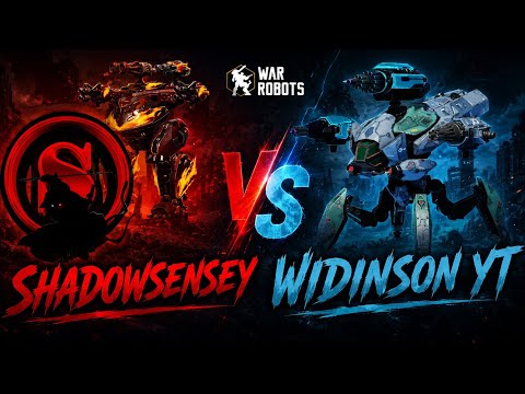 ¡BATALLA SIN PIEDAD! SHADOWSENSEY VS WIDINSON YT | EL MEJOR 1 VS 1 - WAR ROBOTS
