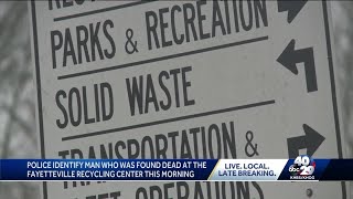 Lowell man's body found at Fayetteville Recycling Center