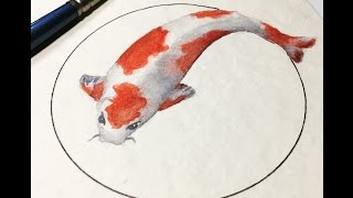 koi fish watercolor watercolors getdrawings