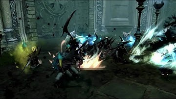 Dragon Nest Sorceress Class Gameplay Preview - HD Video