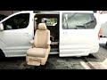 Hyundai Starex lift up seat oku welcab custom installation