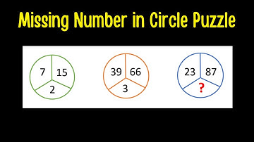 Find the Missing Number in the Circle Puzzle.