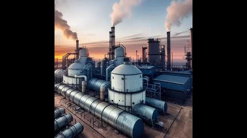 gooey ai animation frame 30 prompt a wide angle    g level photo of a gas and oilnfactory 4k 8k UHD