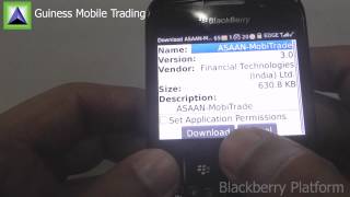 Guiness - Mobile Trading Installation Procedure(Blackberry) screenshot 3
