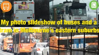 My photo slideshow of buses and a tram in Melbourne’s eastern suburbs