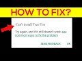 How to fix cant install garena free fire app error on google playstore android  cannot install app