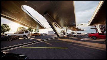 Parametric Parking Roof Architecture - Tutorial Revit