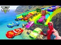 Cars 3 Monster McQueen truck and Mack All Cars DisneyLand Racing Game Part 8