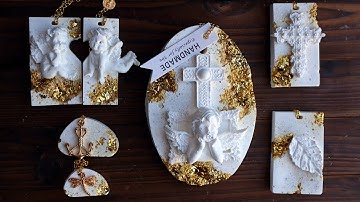 Aroma Stone Diffuser Tutorial #7 : Metallic Gold Erosion Hanging