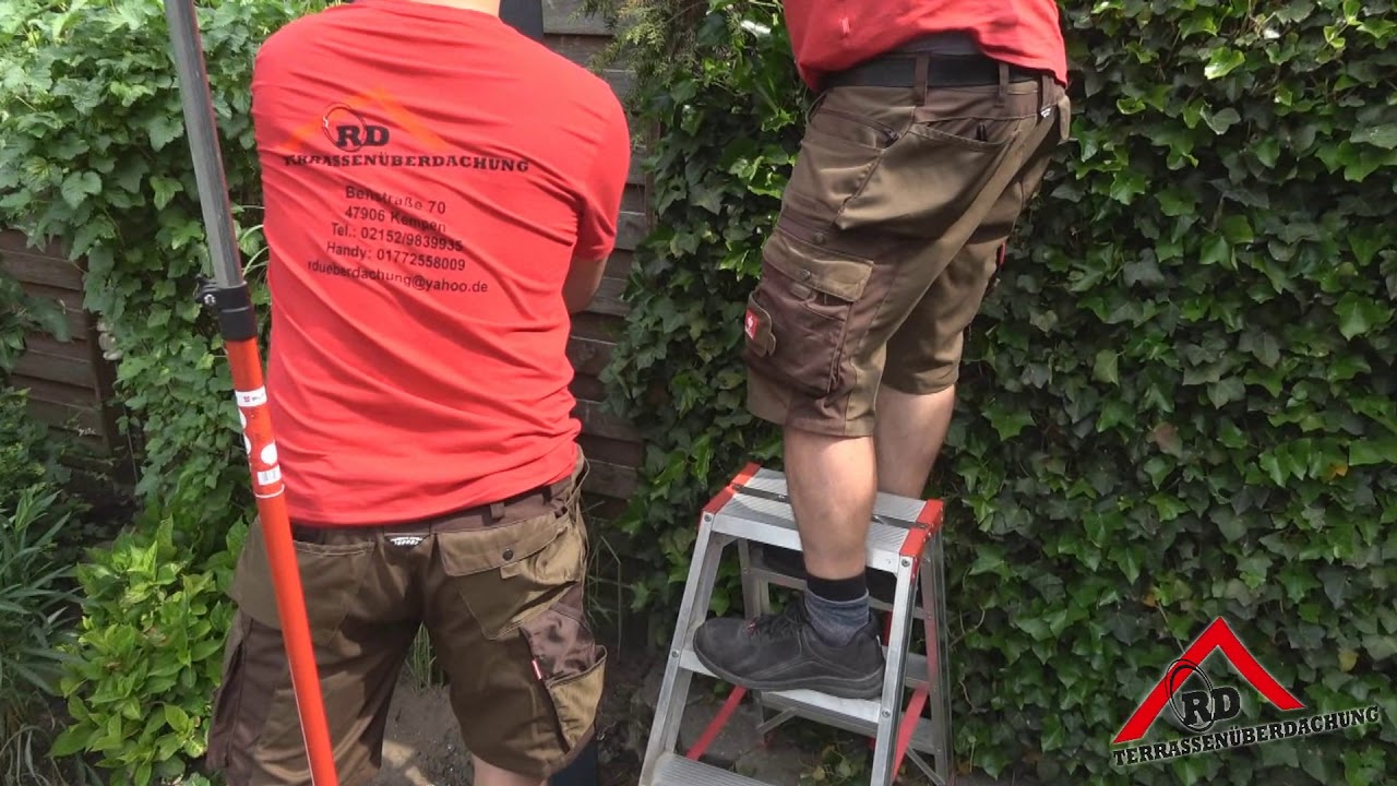 Montageanleitung für TERRASSENÜBERDACHUNG ALU